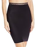 VASSARETTE Women's Invisibly Smooth Half Slip 11343, Black Sable, Medium