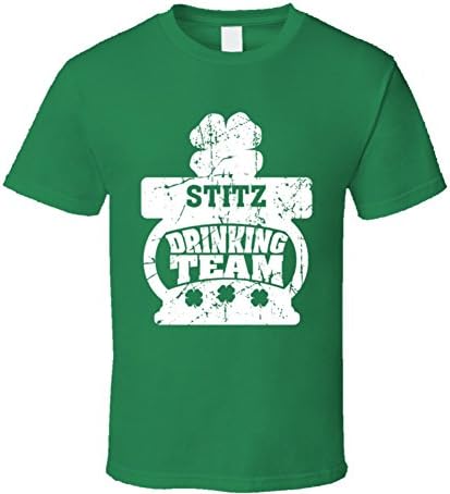 STITZ Drinking Team ST. Patrick's Day Last Name Group T Shirt L Irish Green