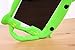 CHINFAI Kids Case for iPad 2017 2018 9.7 inch, Cute Cartoon Case for iPad Pro/iPad Air 1 2, Shockproof Silicone Protective Cover with Self Stand [BPA Free][Side Handles] (Green)