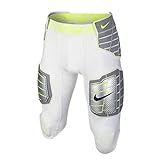 Nike Pro Combat Hyperstrong 3.0 Compression Hard Plate (M, WHITE/WHITE/VOLT/VOLT)