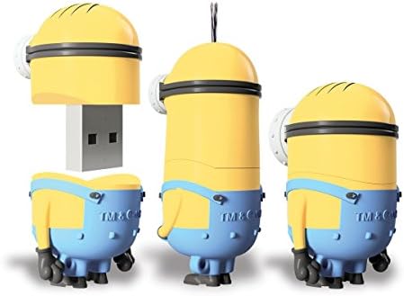 Despicable Me 2 Minions 3 Pack 8GB USB Flash Drive, Dave, Kevin, Stuart