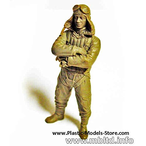 Master Box Models 1/32 "Famous Pilots of WWII" Part 1 - 6 Figures Set with Biographies Leaflet