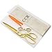Sewing Scissors Titanium Stainless Steel Professional Shears Heavy Duty 10.5 Inch Gold CCR