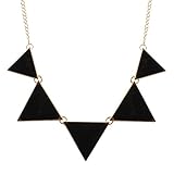 JANE STONE Fashion Jewelry Necklace Triangle Collar Statement Necklace Women