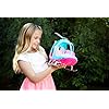 Barbie Helicopter, Pink and Blue with Spinning Rotor, for 3 to 7 Year Olds​ - Amazon Exclusive