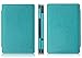 FYY ASUS Transformer Book T100 Case - Fully Armed Leather Case for ASUS Transformer Book T100 Cyan