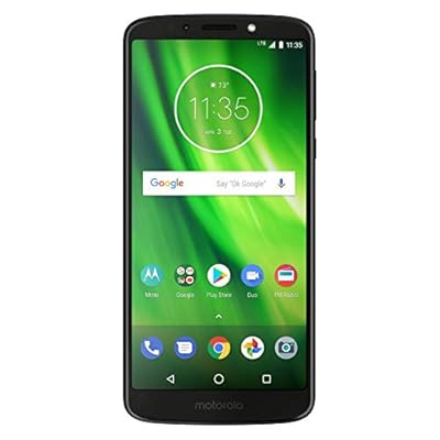 Boost Mobile MOTO G6 Play with 5.7 IPS touch screen fingerprint 16GB Memory Android 8.0 Oreo OS Prepaid Cell Phone, Carrier Locked to Boost Mobile