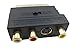 RGB Scart 20 Pin Male to 3 RCA AV Female + S Video Adapter Converter (Black)