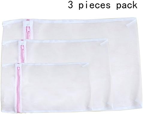 Hyacinthus Delicates Mesh Laundry Wash Bags, Laundry Storage Bags Set Protection for Delicates Lingeries Hosiery Sweater Bras Underwear Socks Travel Laundry Bag Clothing Category Bags Nylon 3-Pack