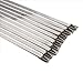 Vktech 100pcs 7.9 Inches Stainless Steel Exhaust Wrap Coated Locking Cable Zip Ties
