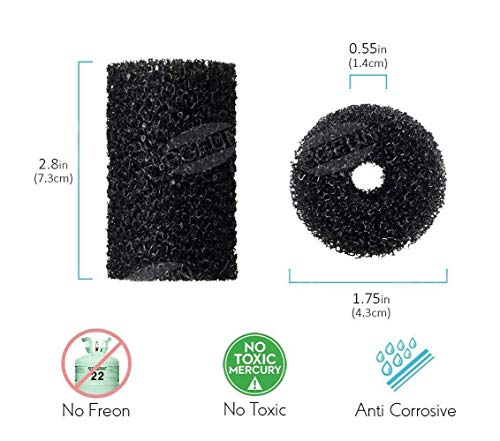 UNC7E 12 Pack Polaris Tail Scrubber Pool Clearner 9-100-3105 Replacement, Sweep Hose Scrubber for Polaris280,180,360,380,3900,480, Zodiac Pool Cleaner Replacement