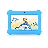 iRULU BabyPad Y1 7 Inch Android Tablet for Kids, with Games, Dual Cameras, Wi-Fi, Google Play Store, Children World, 1024600 HD Resolution, 1GB RAM, 8GB Nand Flash (Blue)