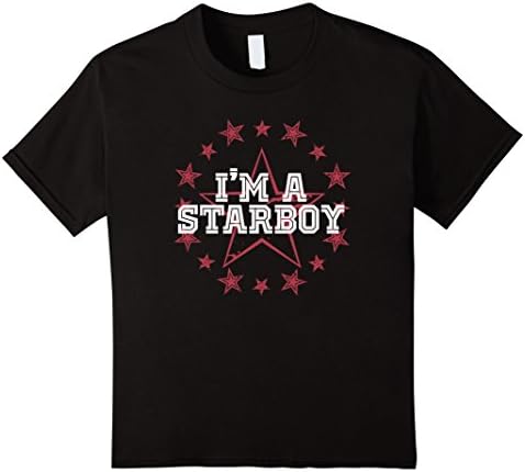 Kids I'm A Starboy T-Shirt 12 Black