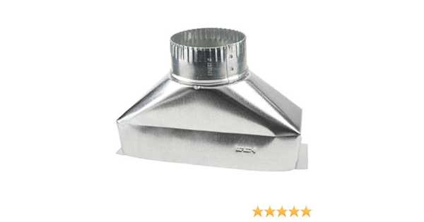 Amazon Com Deflect O Galvanized Transition 3 1 4 X 10 4 4 Dia Home Improvement
