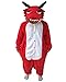 WOTOGOLD Animal Cosplay Costume Unisex Adult Red Dragon Pajamas