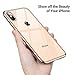 TORRAS Crystal Clear Compatible for iPhone Xs Max Case, [Non-Yellowing] Soft Silicone Shockproof TPU Slim Thin Protective Phone Cover Case for iPhone Xs Max 6.5 inch, Gold