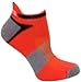 ASICS Quick Lyte Cushion Single Tab Running Socks, Cone Orange Assorted, Large