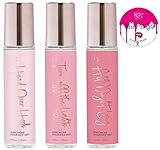 Crazy Girl Flirty Body Mist with Pheromones - 3.5oz (Set of 3)w/Tasty Tingle Lip Balm by Naughty Kitty Kat