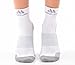 Mojo Compression Plantar Fasciitis Compression Foot Socks X-Firm Graduated Support (White, Medium)