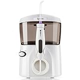 Spaire Water Flosser With Rotating Tip Electric Oral Irrigator With 8 Replacement Nozzles for Teeth Cleaning