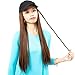 21″ Baseball Cap With Synthetic Hair Extensions Long Straight Hairpiece Wig with Adjustable Black Baseball Hat with Hairthumb 2