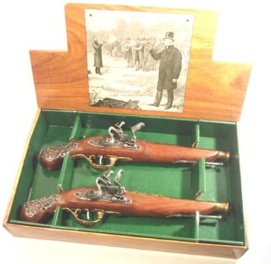 Amazon Denix デニックス 決闘用フリントロックセット 化粧箱入り 撮影用 演劇用 舞台用 小道具 装飾銃 西部劇 三銃士 海賊 おもちゃ雑貨 おもちゃ