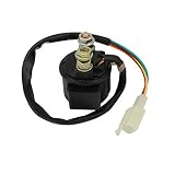 Cyleto Motorcycle Parts Starter Solenoid Relay for 4-Stroke GY6 Engine 50cc 150cc 200cc 250cc ATV Dirt Bikes Scooters Go Kart Dne Buggys Quad 4 Wheelers Pit Bike Moped Roketa SSR Tao tao Sunl Coolster