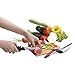 Perfect Cutter 5 in 1 Knife Scissor with Cutting Board and Knife Sharpener - Food Chopper Slicer Cutter - Kitchen Knife - Equipped with a Power Handle to Slice, Chop, Cut Through Food Quickly