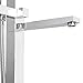 AKDY 8733 Contemporary Freestanding Floor Mount Bath Tub Filler Faucet Spout Single Handle with Handheld Shower Head, Polished Chrome
