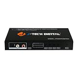 J-Tech Digital 5 Port HDMI Switch & Audio Extractor SPDIF Jack Stereo Outputs with Ultra HD 4K ARC EDID Setting with Control4 Driver Available (5x1 Ultra HD)