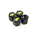 iDoood Set of 4 Car Tire Valve Stem Air Caps Cover + Keychain for Chevy Chevrolet