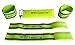 Reflective Arm or Leg Elastic Bands By Athleema (Set of 4 Velcro Straps) Fully Adjustable. High Nighttime Visibility. Great for Running, Walking, Biking.
