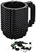 OliaDesign Build-On Brick 12 oz Mug Limited Edition, Black