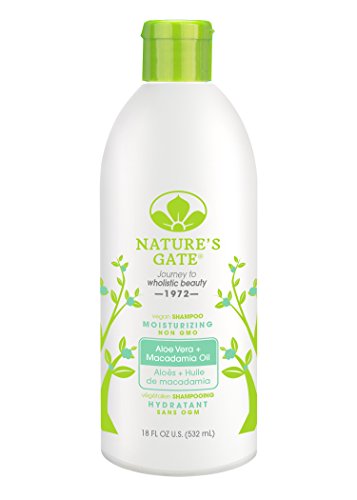 Nature's Gate Aloe Vera Moisturizing Shampoo for Normal to Dry Hair, 18 Ounce (Pack of 4)