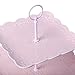 3-Tier Porcelain Cupcake Stand/Wedding Cake Stand ,Square Serving Platter, by HITFUN