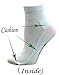 Yomandamor Women's 5 Pairs Non-Binding Cotton Ankle Diabetic/Dress Socks with Seamless Toe and Cushion Sole