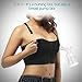 Momcozy Hands Free Pumping Bra, Adjustable Breast-Pumps Holding and Zipper Nursing Bra, Suitable for Breastfeeding-Pumps by Medela, Lansinoh, Philips Avent, Spectra (Medium) Black