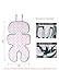 Manito Clean Basic 3D Mesh Seat Pad/Cushion/Liner for Stroller and Car Seat (Zigzag Grey)