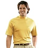Monterey Club Men's Dry Swing Classic Pique Mock Neck Shirt #3303