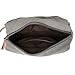 TOUPONS Men's Travel Toiletry Organizer Bag Canvas Shaving Dopp Kit TSA Approved (Grey)