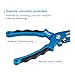 Piscifun Fishing Pliers Freshwater Fish Hook Remover Stainless Steel Jaws Braid Fishing Line Cutters Fish Pliers with Sheath Lanyard (Blue 6-1/2