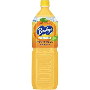 アサヒ バヤリース オレンジ 1500ml×8本