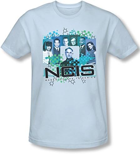 Ncis - Mens Cast T-Shirt In Light Blue, Medium, Light Blue