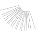 [U-Shaped] 50-Pack 12 Inches Heavy Duty 11 Gauge Galvanized Steel Garden Stakes Staples Securing Pegs for Securing Weed Fabric Landscape Fabric Netting Ground Sheets and Fleece