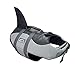 Dog Life Jacket, Adjustable Pet Life Preserver Safety Dog Swimming Pool Vest, Novice Swimmer Life Jacket for Pets, Water Safety at the Pool, Beach, Boating (shark, Medium)