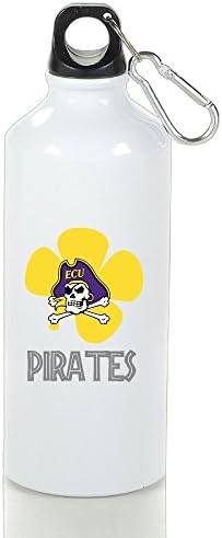 ZMILY ECU Pirates - Lace Shamrock High Quality Custom Climbing Kettle Cups White With Carabiner Hook 400ml