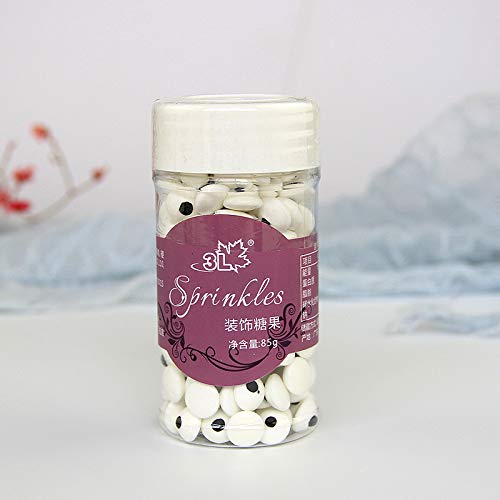 1 Bottle Candy Eyeballs Eyes Cake Cupcake Toppers Cookie Decorations Sweet Personalities Edible Candy For Christmas Cake Cupcakes Decoration(Small)