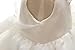 Coozy Baby Girl Dress Christening Baptism Gowns Flower Girl Special Occasion Dress (3M(0-6Months), Ivory)