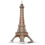 CubicFun 3D Puzzles Paris Souvenirs Paper Craft Kits Toys for Adults and Teens GIFS, Eiffel Tower, 71 Pieces
