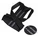 Comfort Posture Corrector and Back Support Brace, Back Pain Relief for Men and Women Black (L)